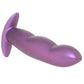 Ouch! Smooth Silicone Finger Butt Plug in Metallic Purple