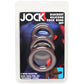 Jock Discreet Silicone Cock Ring Set in Dark