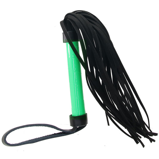 Electra Play Things Flogger in Neon Green