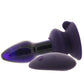 Icicles No.85 Vibrating Glass Plug in Purple