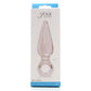 Jolie Pleasures Mini Butt Plug in Clear