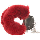 Ouch! Heavy Duty Fluffy Cuffs in Burgundy