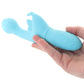 Rechargeable Butterfly Kiss Vibrator in Blue