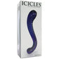 Icicles No. 70 Glass Dildo in Blue