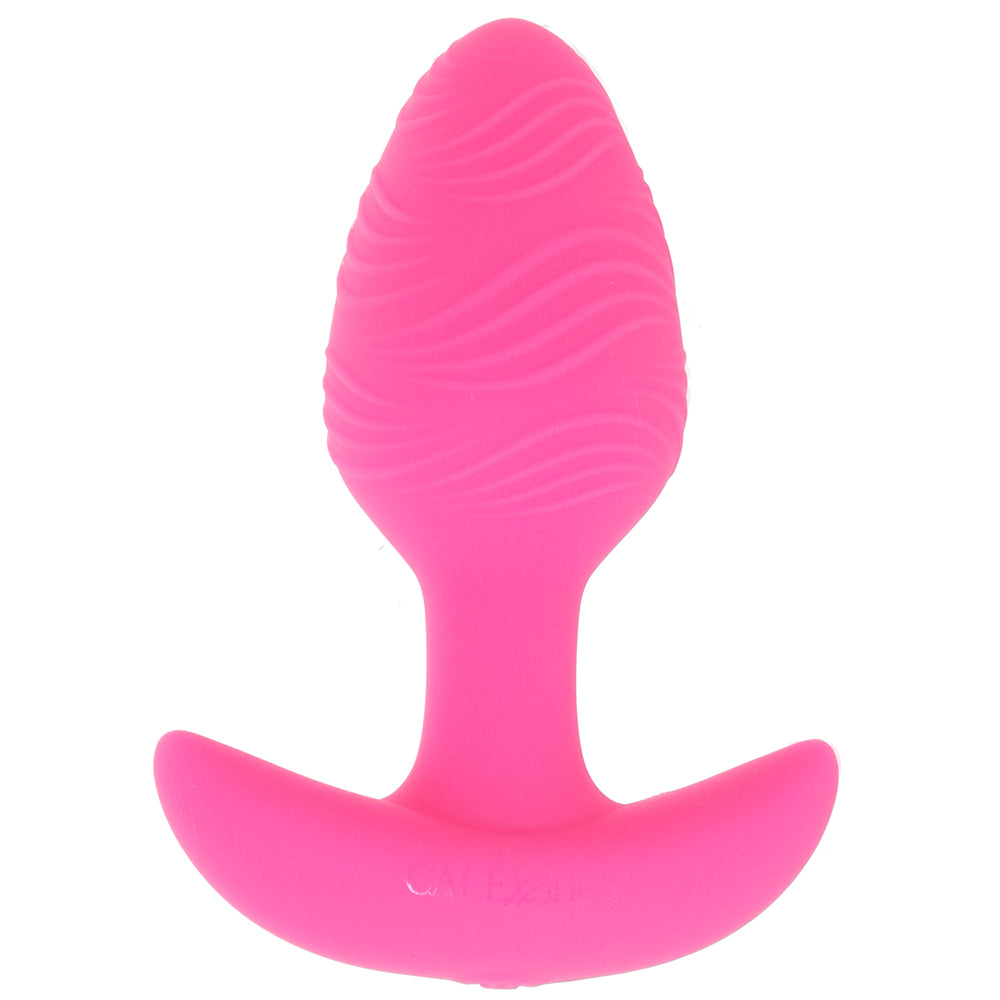 Cheeky Glow-In-The-Dark Vibrating Butt Plug in Pink