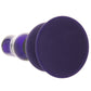 Icicles No.83 Vibrating Glass Plug in Purple