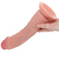 RealRock 8 Inch Rotating and Vibrating Dildo