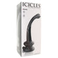 Icicles No. 87 Glass Dildo in Black