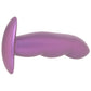 Ouch! Smooth Silicone Finger Butt Plug in Metallic Purple