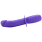 Silicone Grip G-Spot Thruster Dildo in Purple