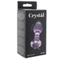 Crystal Glass Gem Plug in Purple