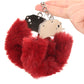 Ouch! Heavy Duty Fluffy Cuffs in Burgundy