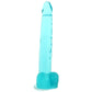 Size Queen 12 Inch Jelly Dildo in Blue