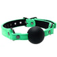 Electra Play Things Ball Gag in Neon Green