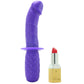 Silicone Grip G-Spot Thruster Dildo in Purple