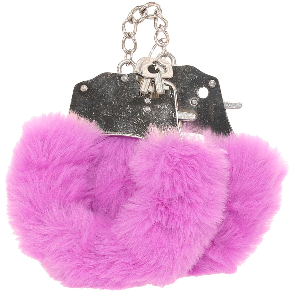 Ouch! Heavy Duty Fluffy Cuffs in Purple