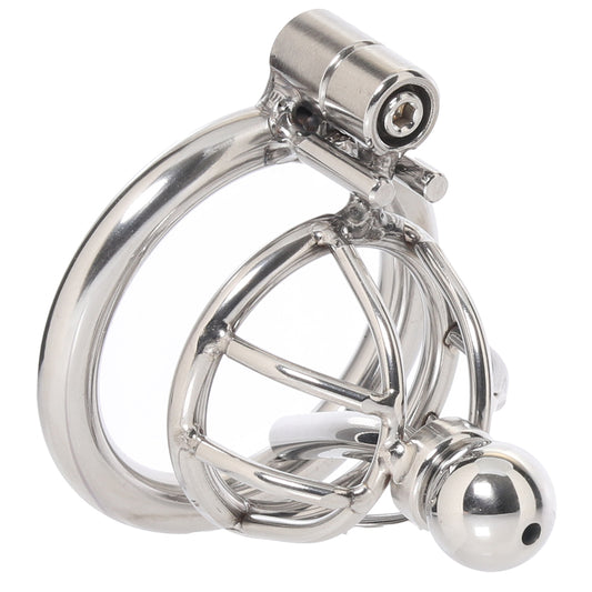 Lockmaster Inverted Urethral Straw Micro Chastity Cage