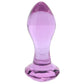 Crystal Glass Gem Plug in Purple