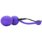 Dual Rechargeable Silicone Kegel Balls in Purple