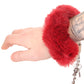 Ouch! Heavy Duty Fluffy Cuffs in Burgundy