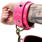 Electra Play Things Wrist Cuffs in Neon Pink