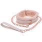 S&M Peaches 'n CreaMe Fur Collar and Leash