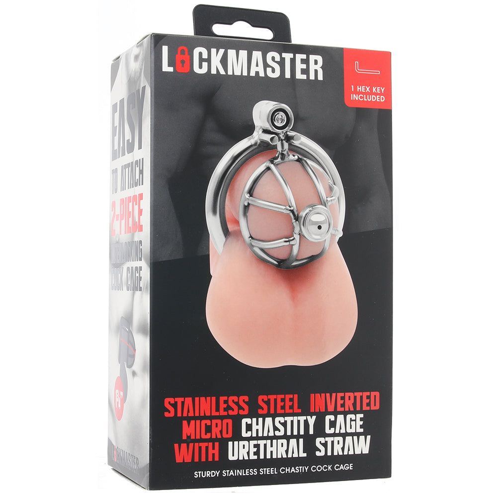 Lockmaster Inverted Urethral Straw Micro Chastity Cage – PinkCherry