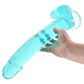 Size Queen 12 Inch Jelly Dildo in Blue