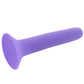 Marin 8 Inch Posable Slim Dildo in Purple