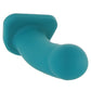 Lennox 8 Inch Vibrating Hollow Silicone Dildo in Green