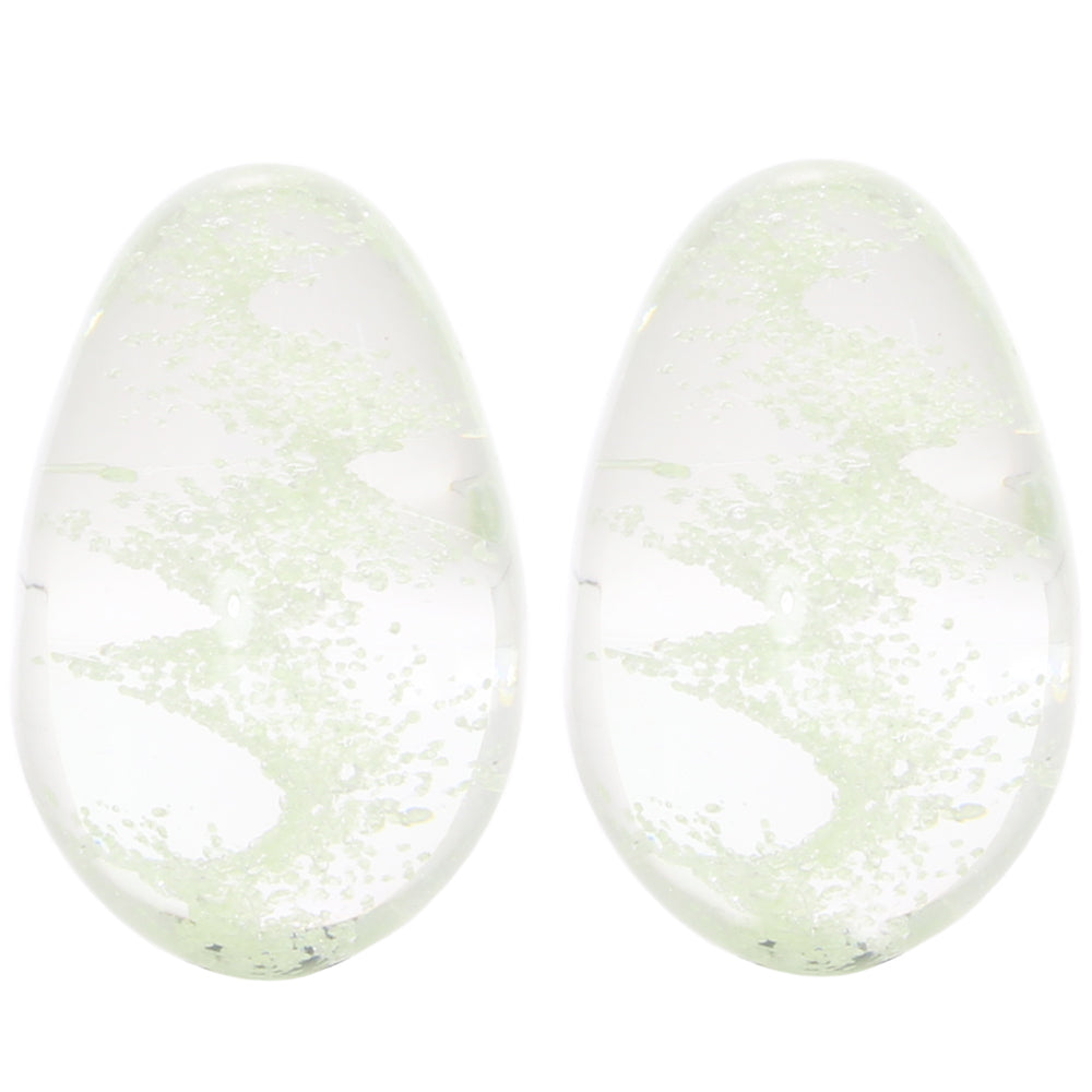 Firefly Glass Kegel Eggs in Glow in the Dark