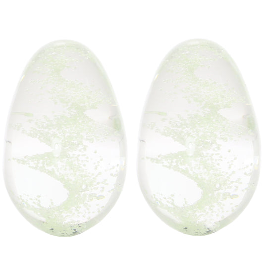 Firefly Glass Kegel Eggs in Glow in the Dark