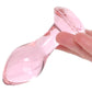 Crystal Glass Gem Plug in Pink