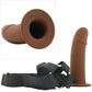 PPA Hollow Silicone Strap-On with Jock Strap in Brown