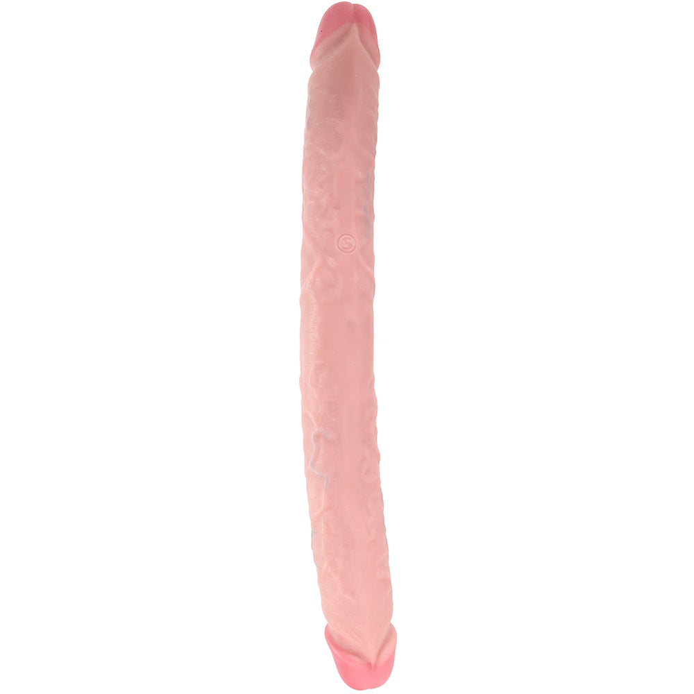 RealRock Thick Double Ended 16 Inch Dildo in Light