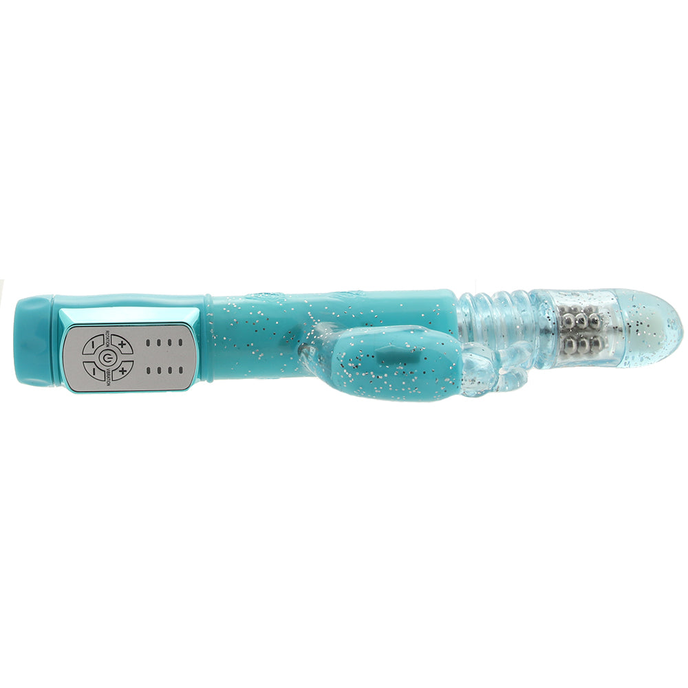 Dazzle Xtreme Thruster Rabbit Vibe In Teal Pinkcherry 