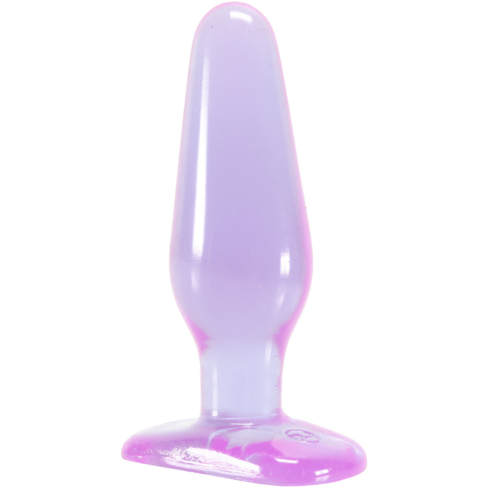 Crystal Jellies Medium Butt Plug in Purple