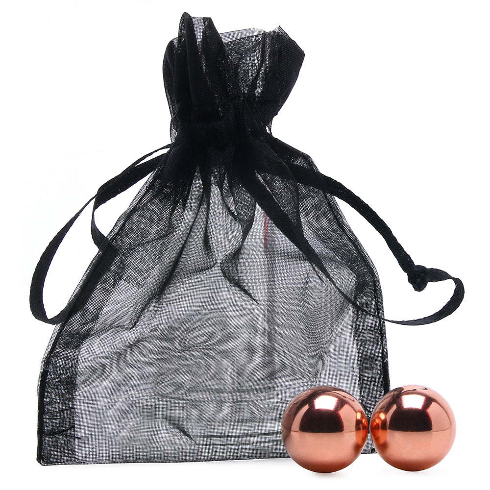 Pinkcherry Weighted Kegel Balls In Rose Gold Pinkcherry